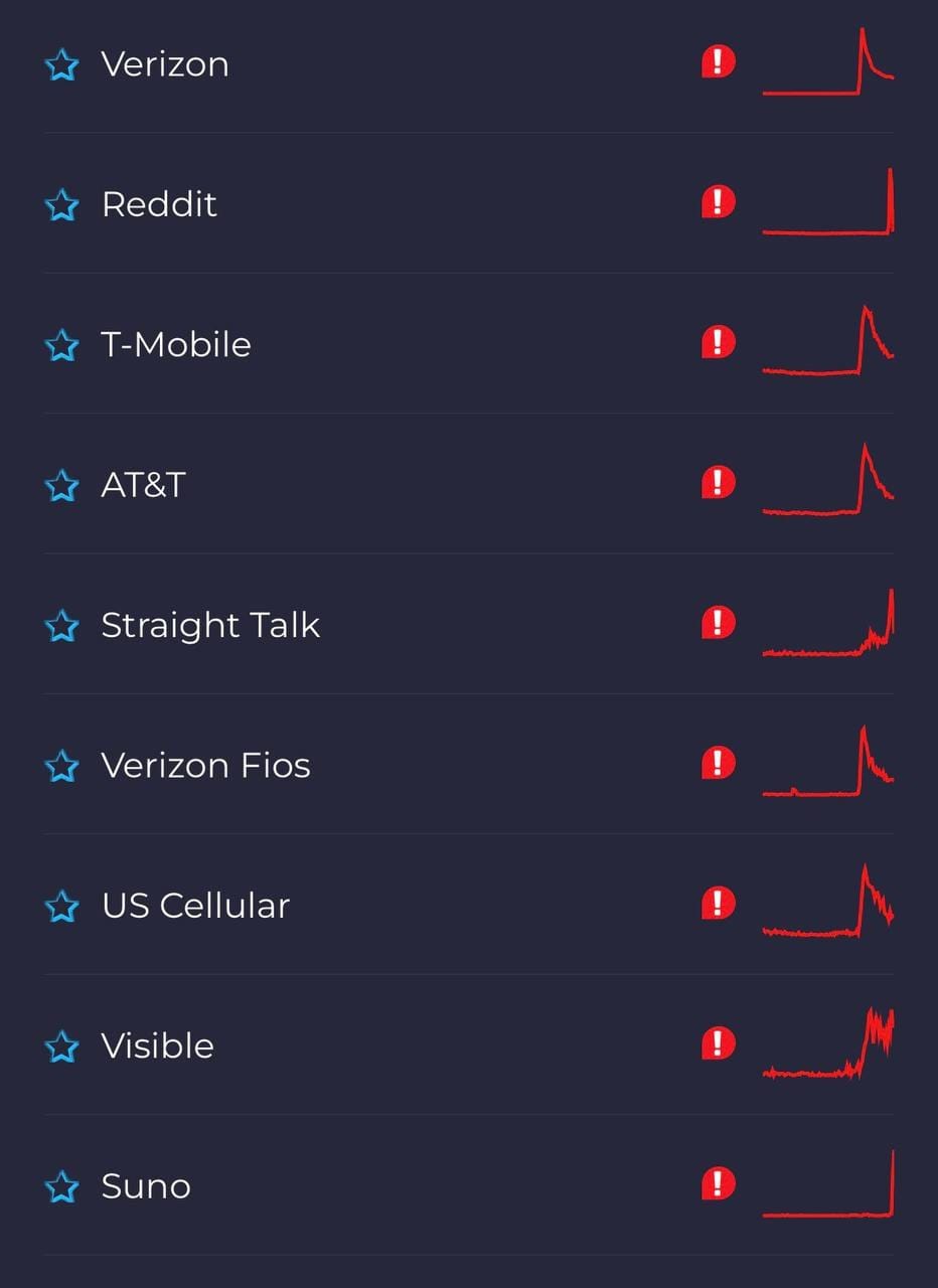 美国通讯运营商 Verizon 发生网络故障，已修复并计划补偿积分