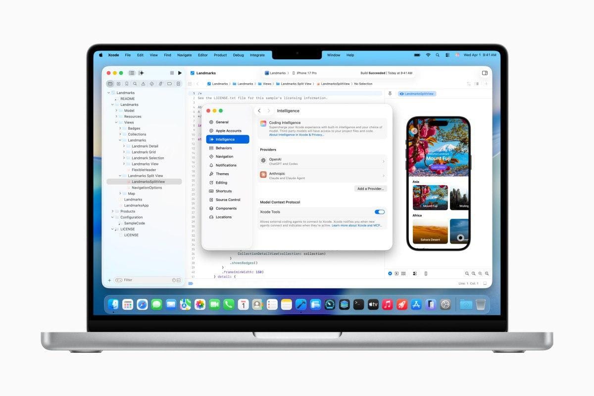 苹果发布 Xcode 26.3 引入 代理式编码 并调整 App Store SDK 要求