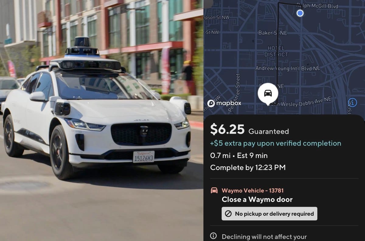 自动驾驶公司 Waymo 被曝要求外卖员协助其关闭自动驾驶车辆车门