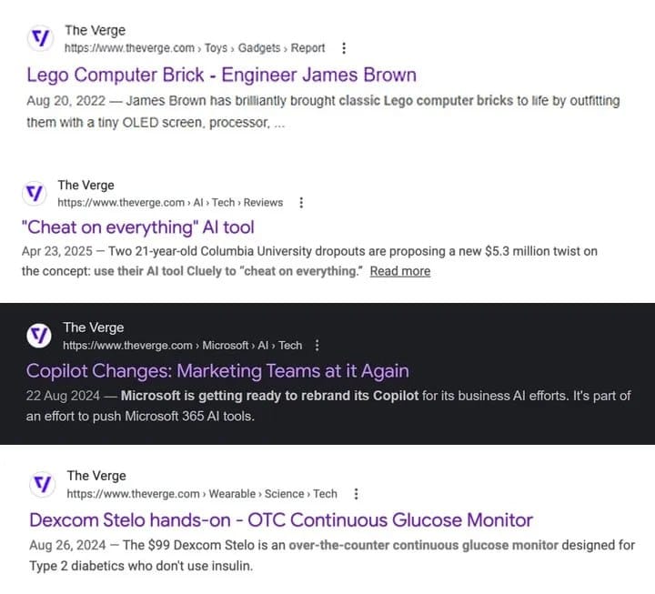 Google 正在搜索结果中测试改写网页标题