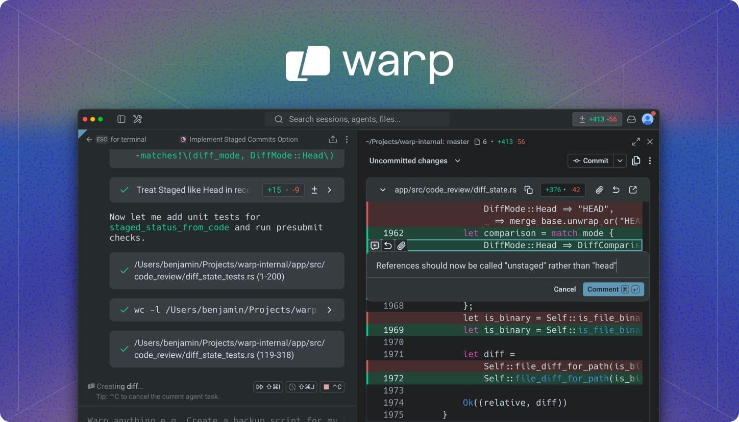 Warp 开源客户端代码库，打造基于终端的智能开发环境
