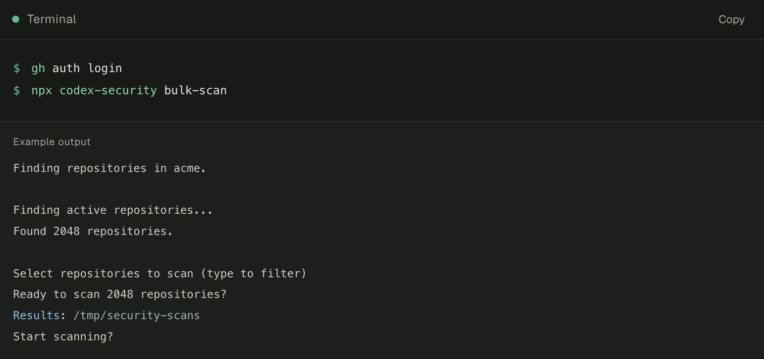 OpenAI 开源安全工具 Codex Security CLI