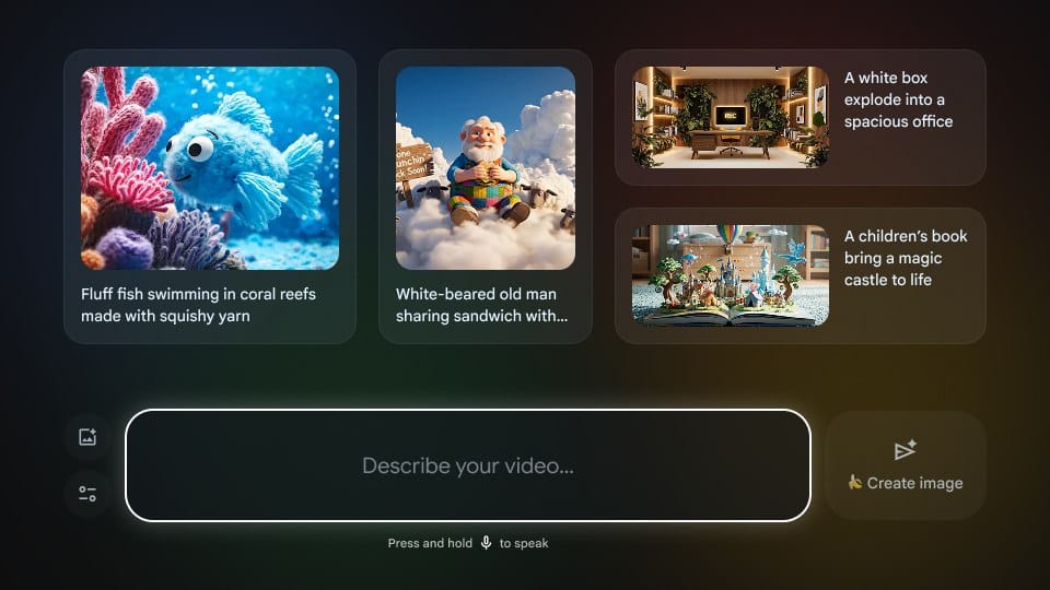 Google TV 版 Gemini 获重大更新，新增 AI 视频生成和语音控制功能