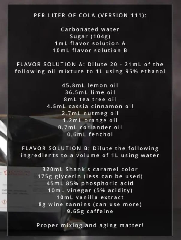 YouTuber 利用质谱分析破解可口可乐 139 年秘方