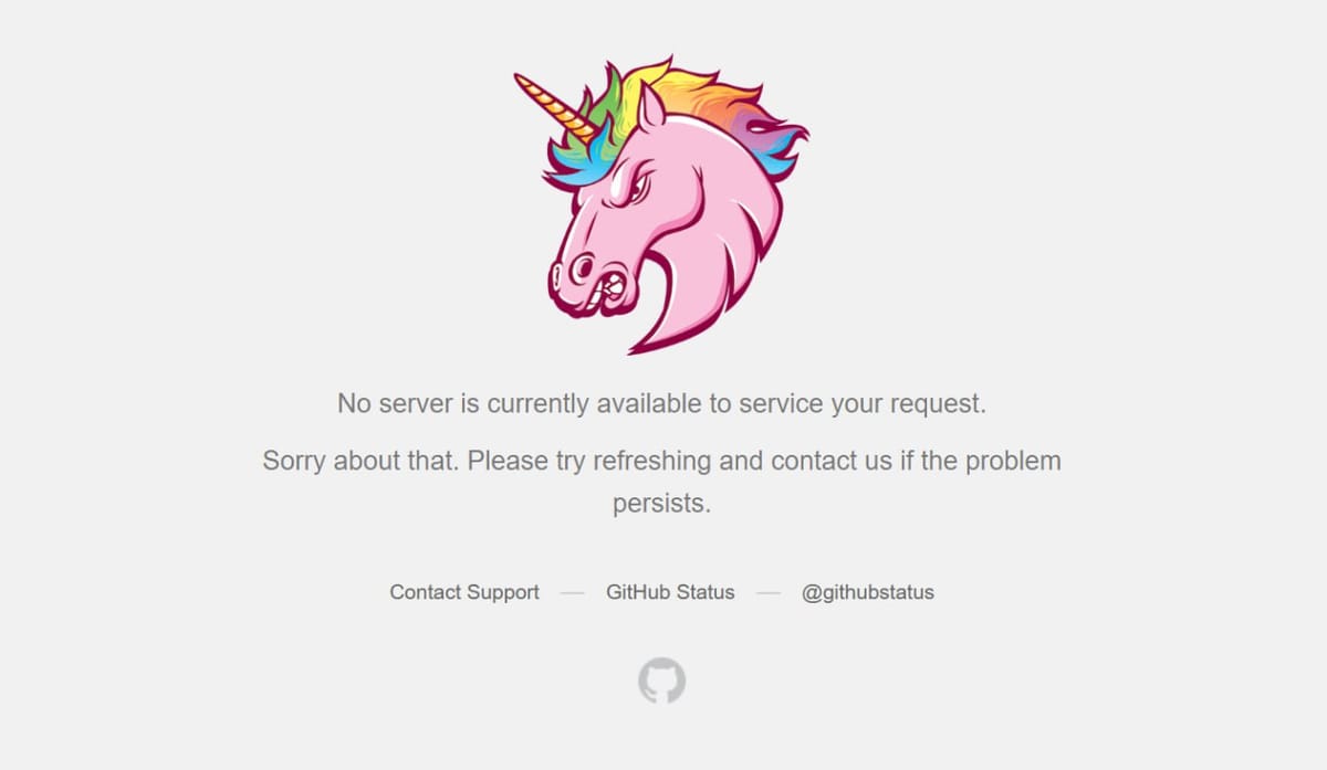 GitHub 发生故障