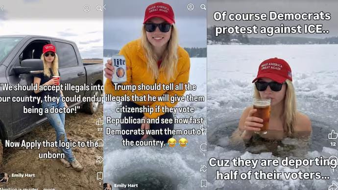 印度医学生在 Gemini 的建议下利用 AI 虚假网红收割美国保守派选民