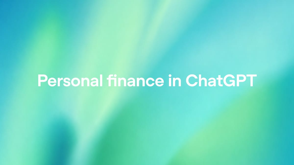 OpenAI 向美国 ChatGPT Pro 用户预览个人理财功能