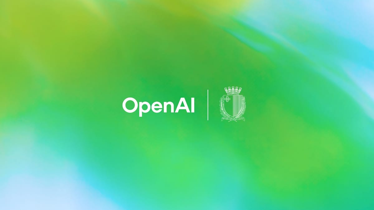 OpenAI 与马耳他政府合作，向全体公民免费提供一年 ChatGPT Plus